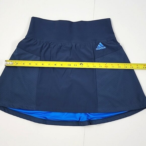 Adidas Heat Dry Athletic Women's Navy Blue Skort Skirt Stretch Size Small - Picture 10 of 13